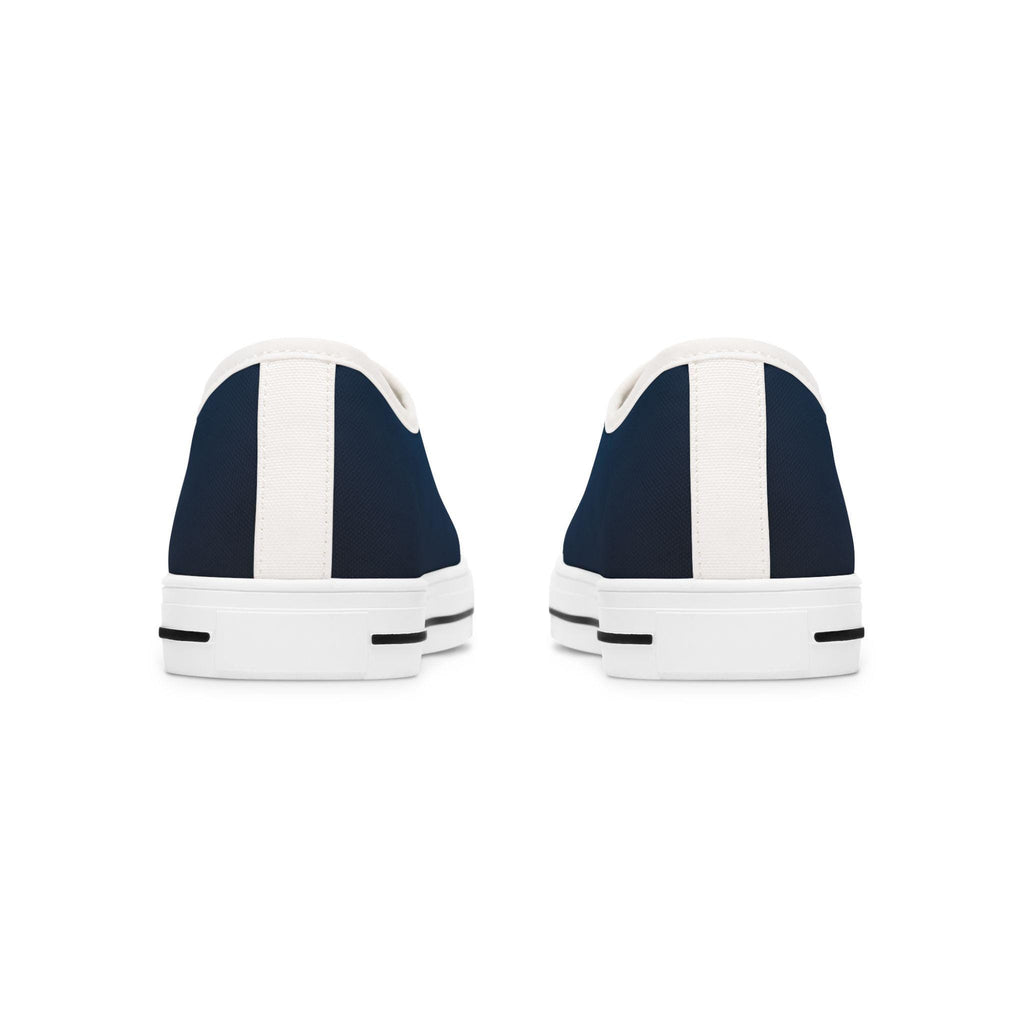 Blue Fade Low Top Sneakers | Canvas Casual Shoes