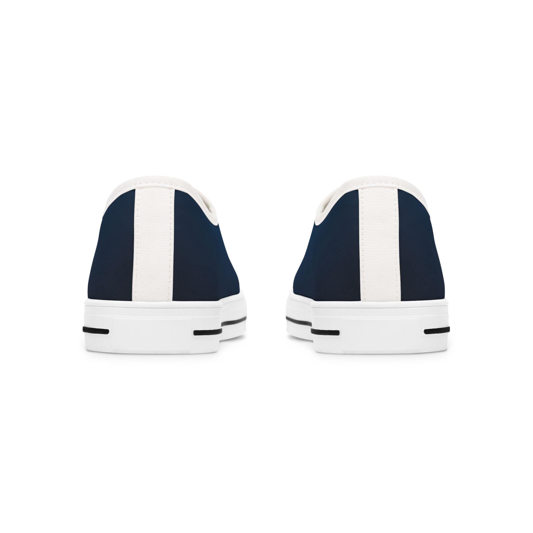 Blue Fade Low Top Sneakers | Canvas Casual Shoes