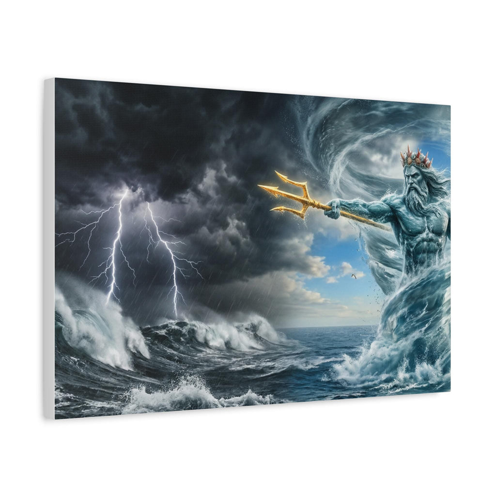 Poseidons Call Canvas