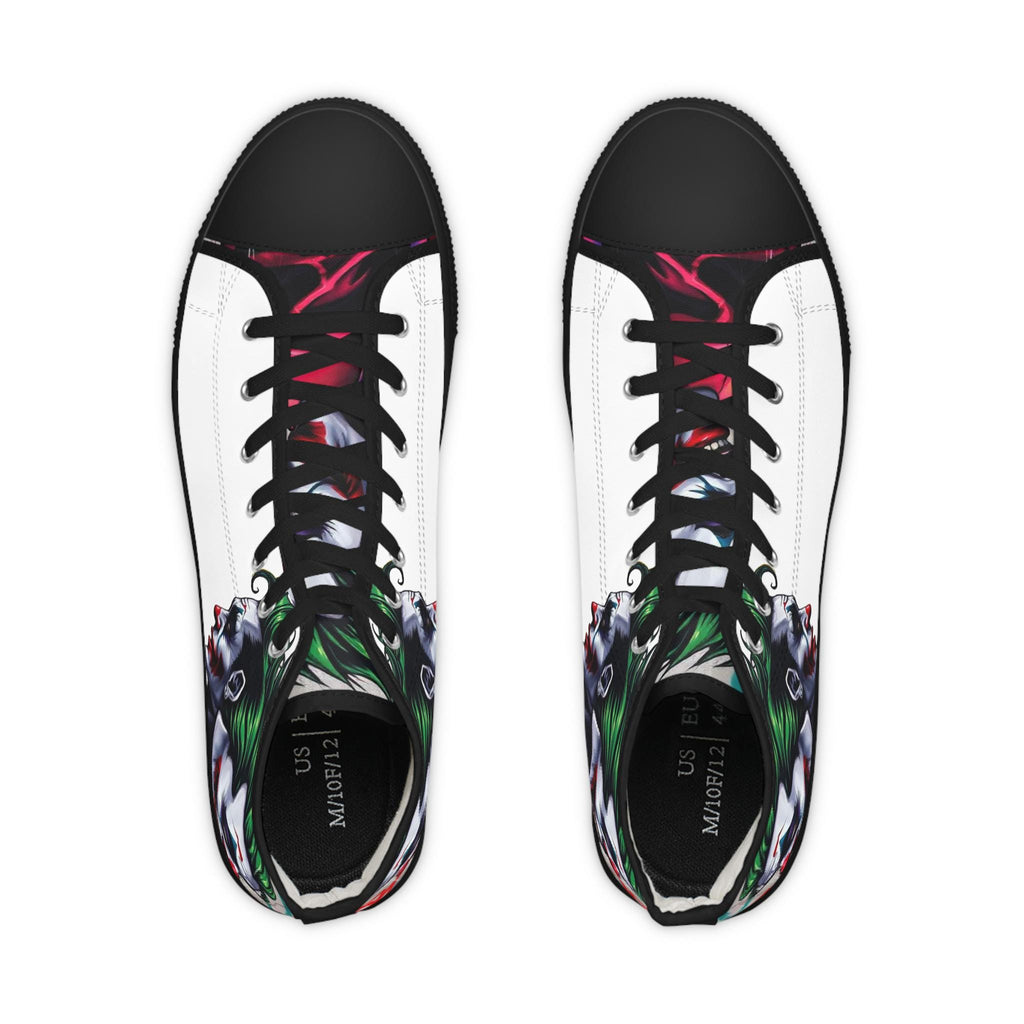 Joker Clown Face High Top Sneakers | Comic Clown Artwork, Streetwear