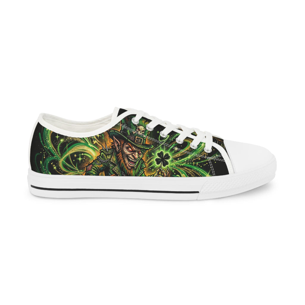 Leprechaun and Shamrock Sneakers | Low Top Shoes