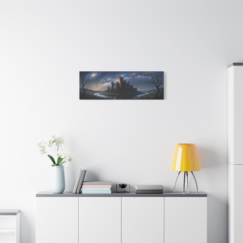 Moonlit Castle Matte Canvas | Stretched Wall Art