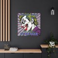Smiling Joker Portrait Matte Canvas