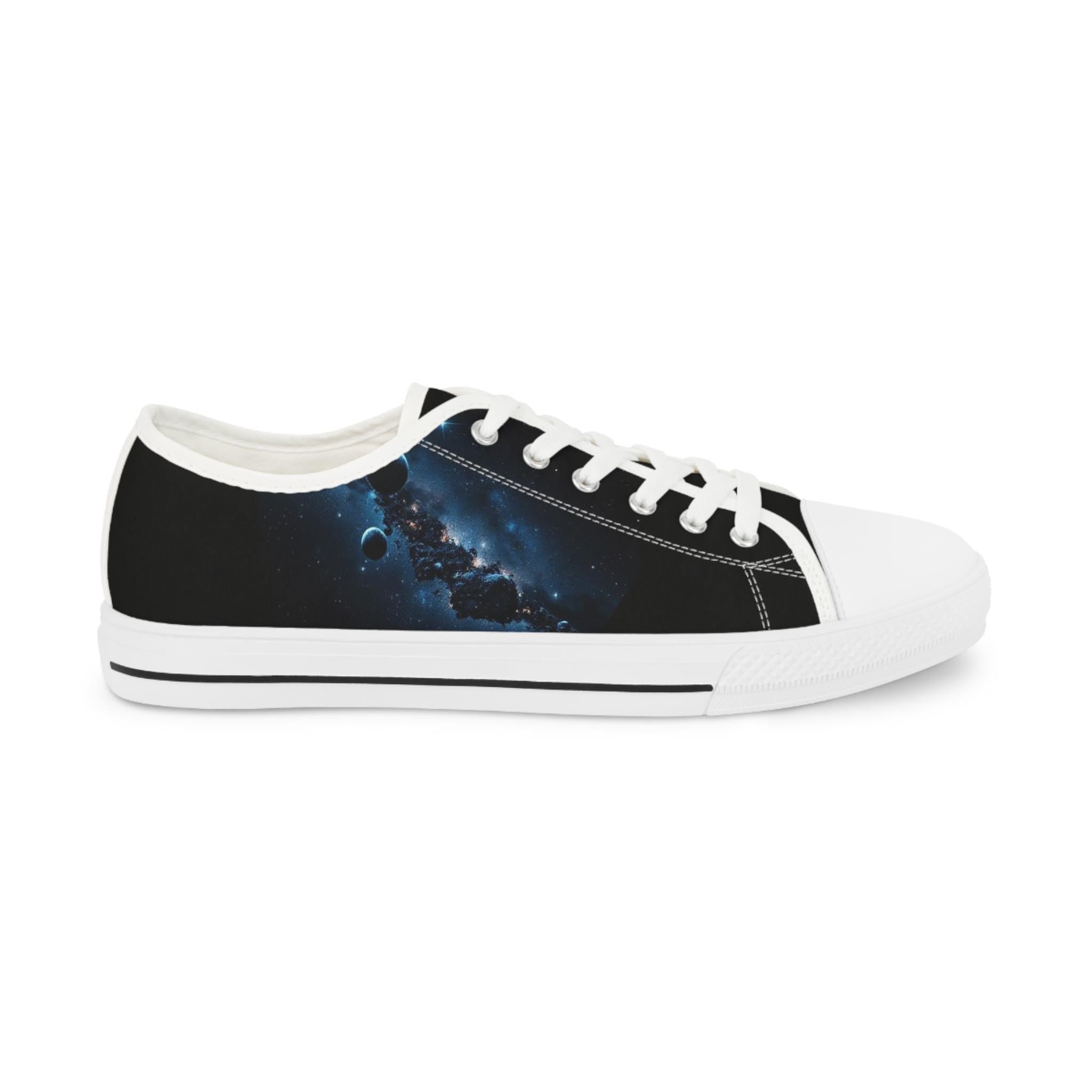 Galaxy Night Sky Sneakers | Low Top Canvas Shoes