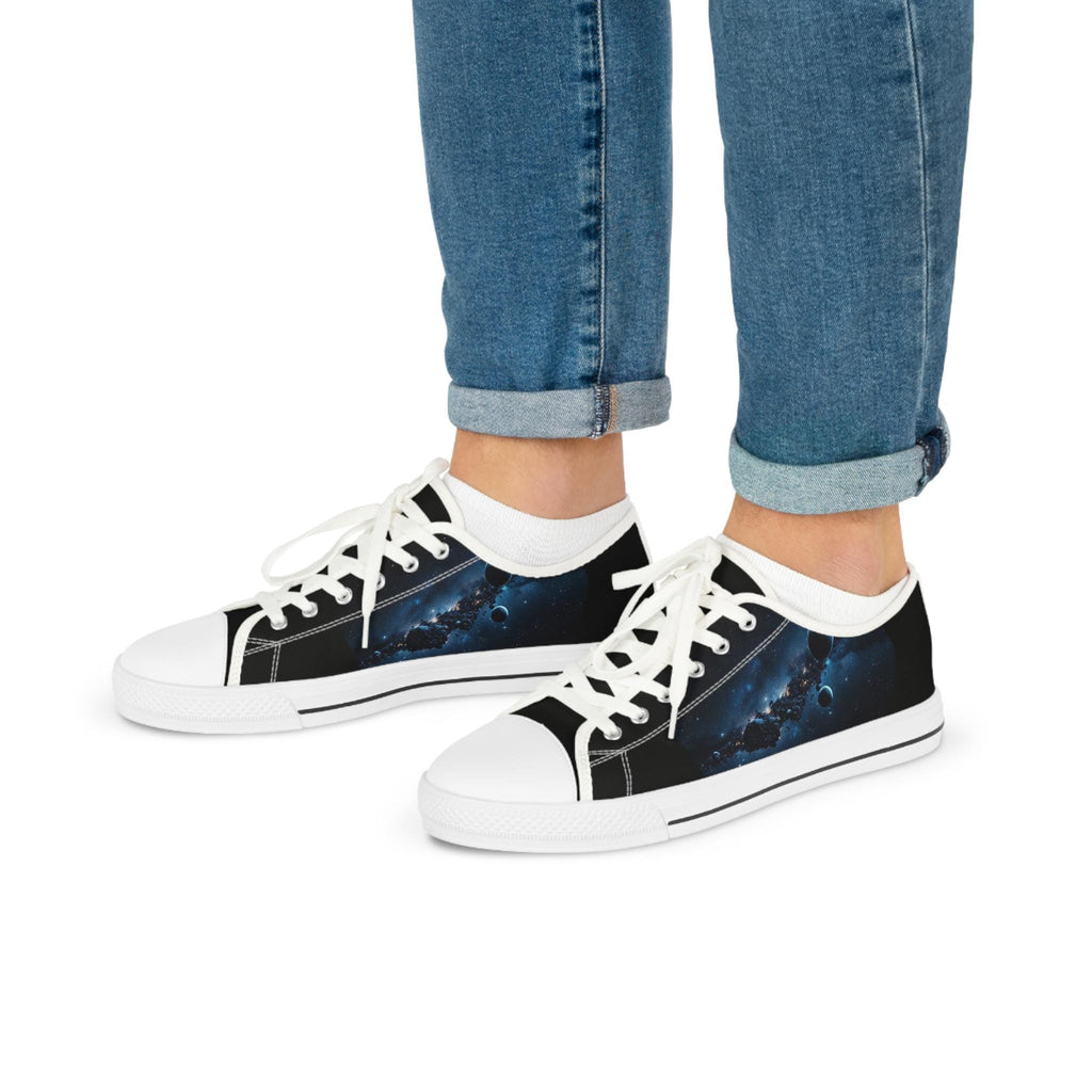 Galaxy Night Sky Sneakers | Low Top Canvas Shoes