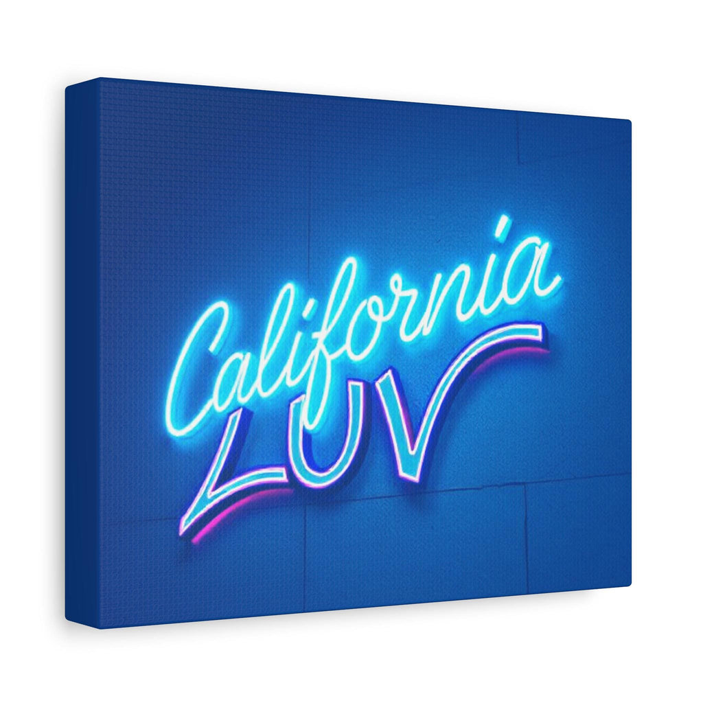 California Luv Neon Sign Canvas