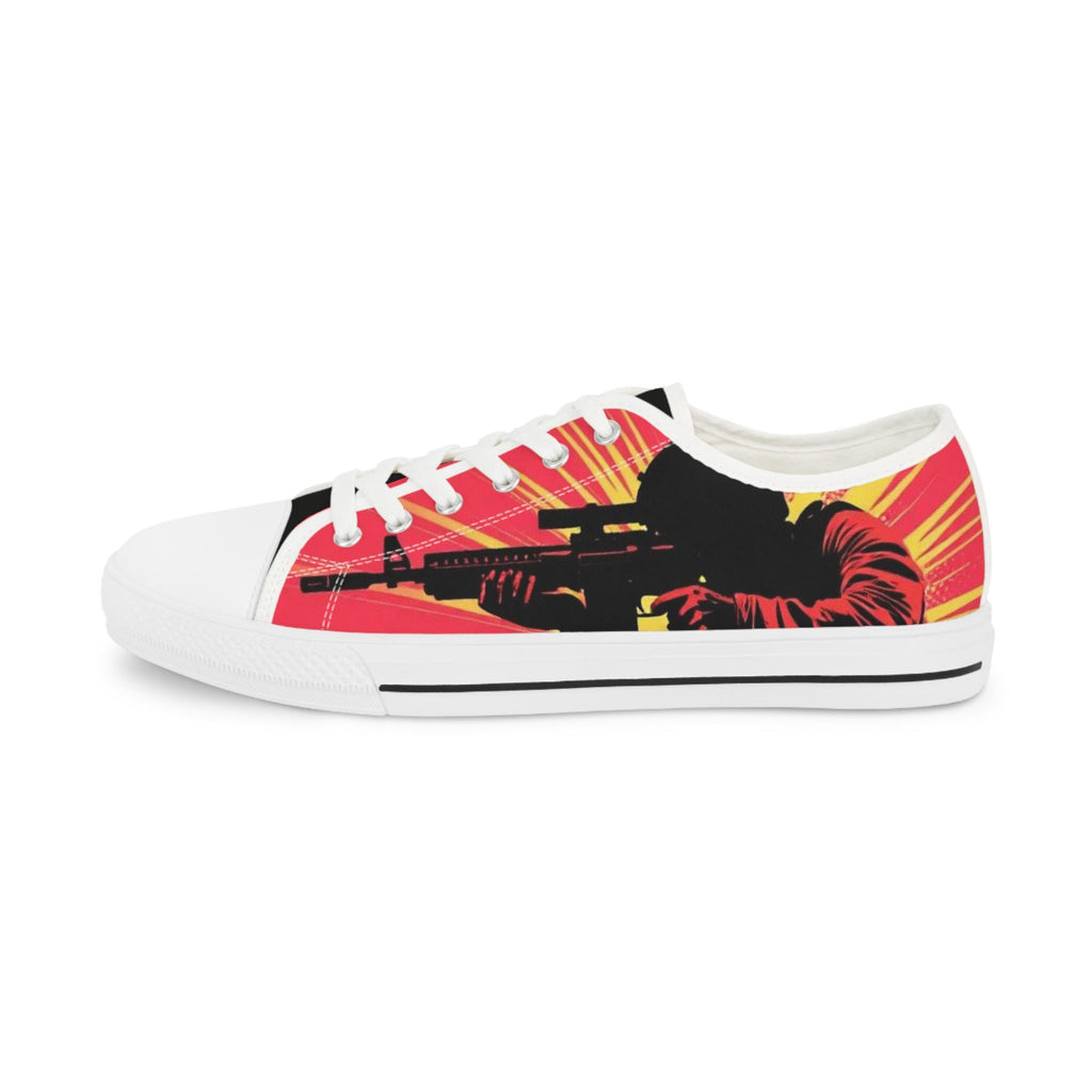 Sunburst Soldier Graphic Sneakers | Low Top Sneakers