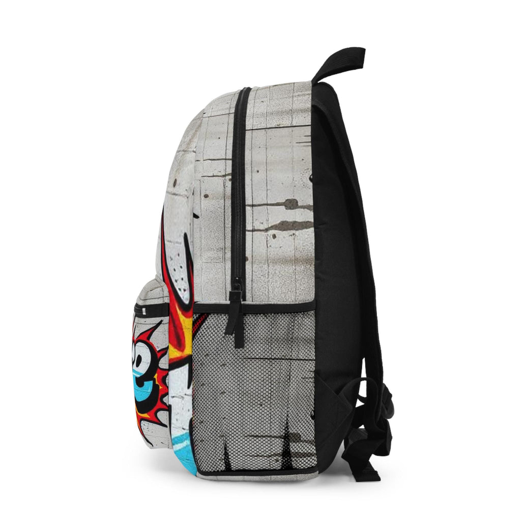 Bmore Graffiti Backpack | Urban Street Art Brick Wall Print