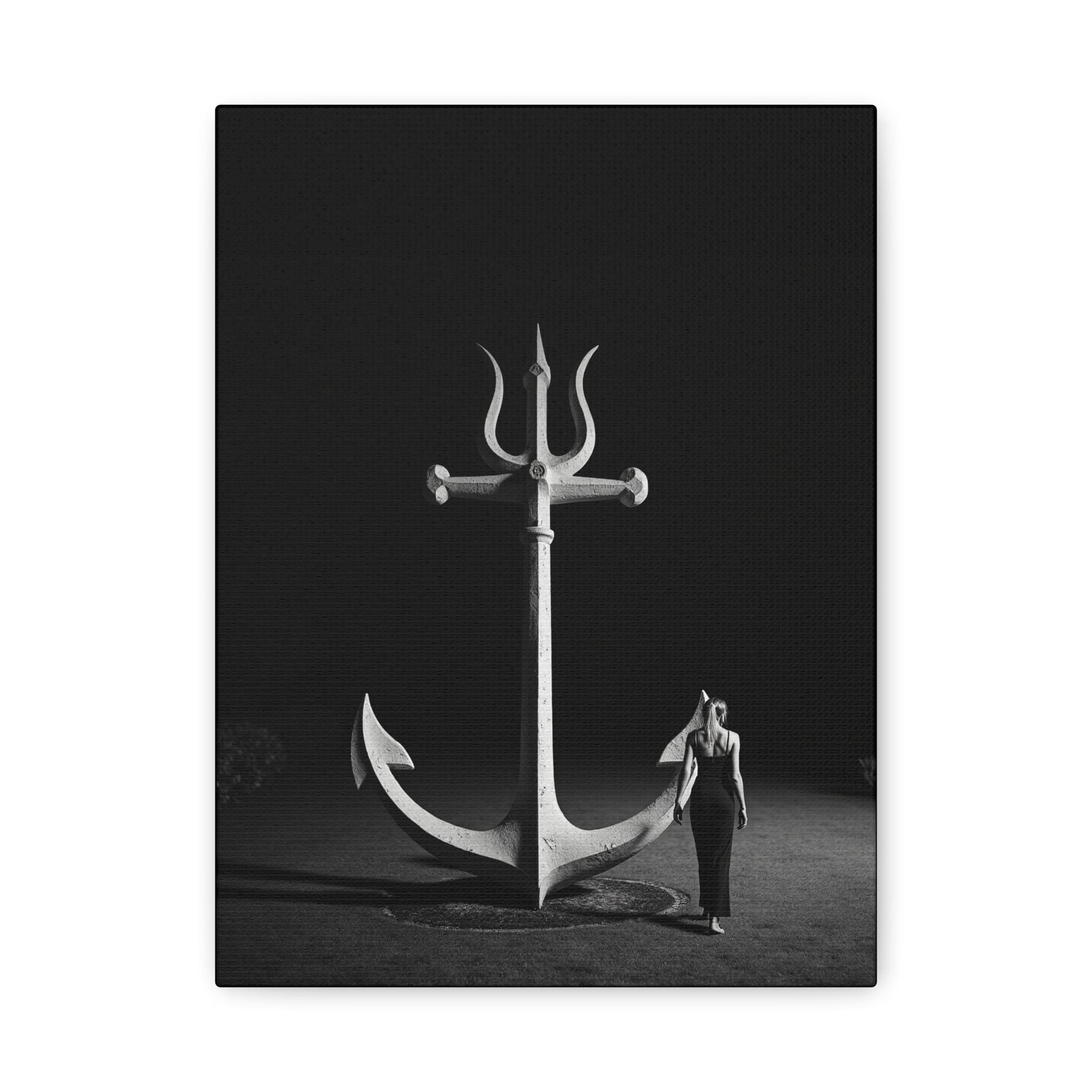 Anchor Sculpture Canvas | Matte Stretched Wall Art