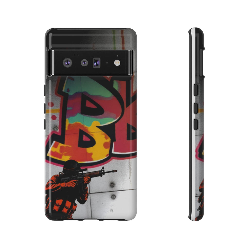 Graffiti Soldier Phone Case | Urban Street Art iPhone Case