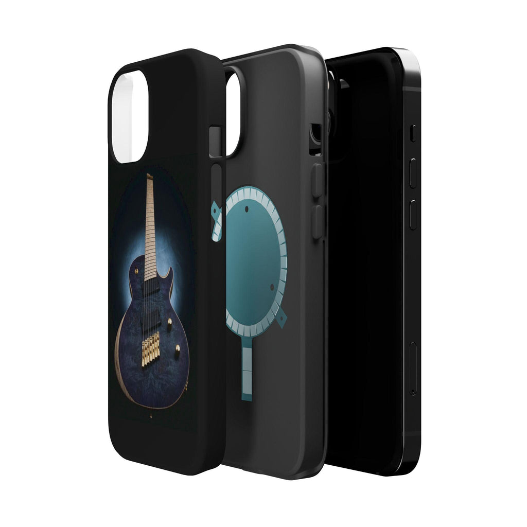 Les Paul Black Electric Guitar phone case | Magnetic Impact-Resistant Case