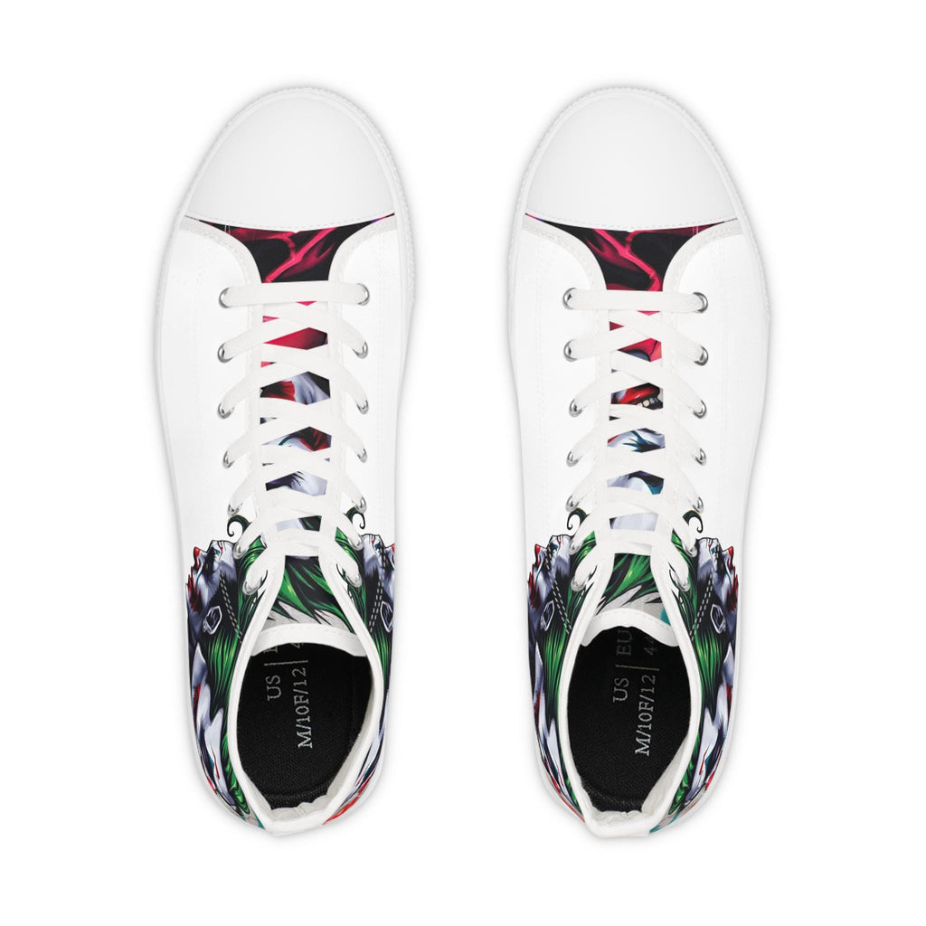 Joker Clown Face High Top Sneakers | Comic Clown Artwork, Streetwear