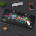 Graffiti Street Art Desk Mat | Colorful Spray Paint Wall Design