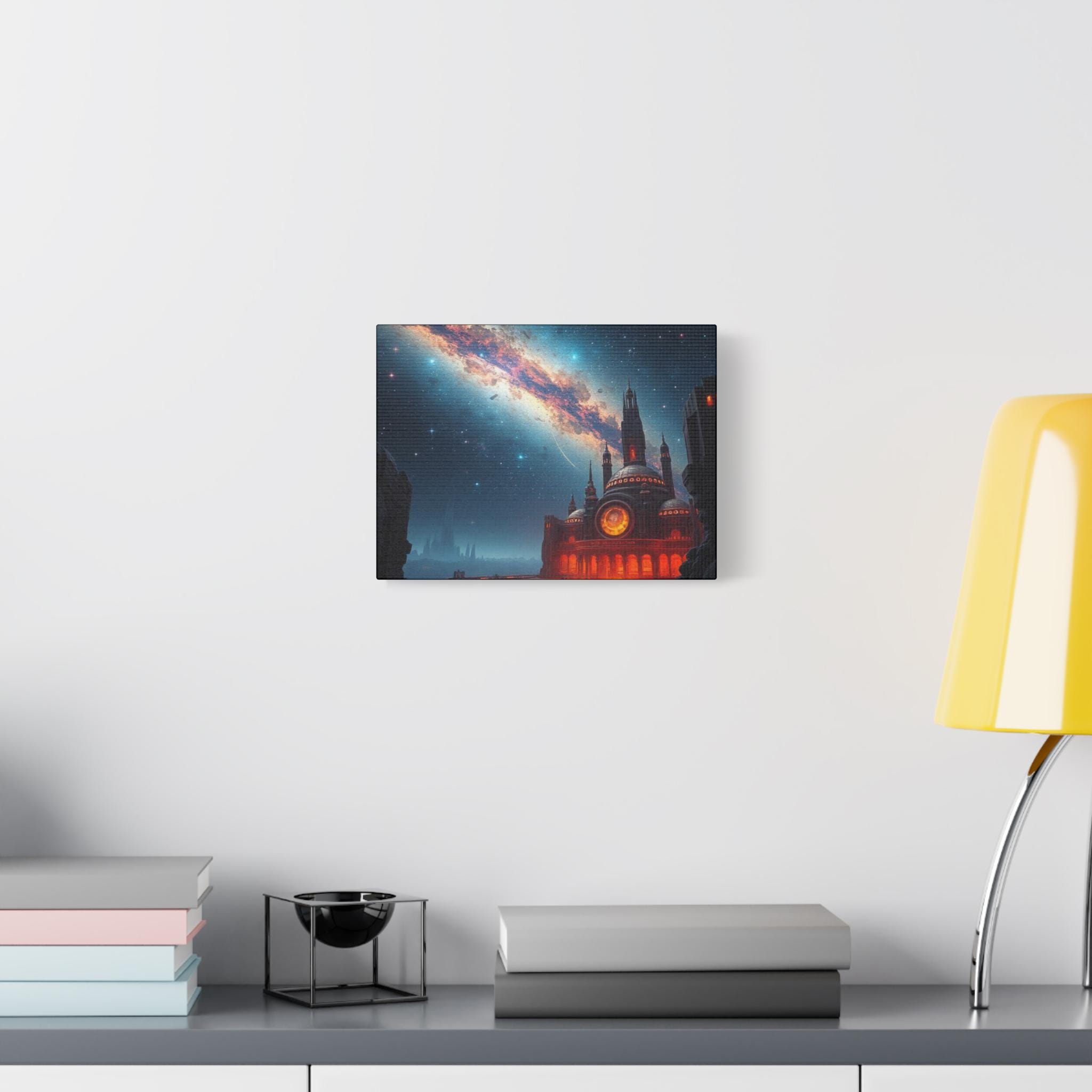 Celestial Cityscape Canvas