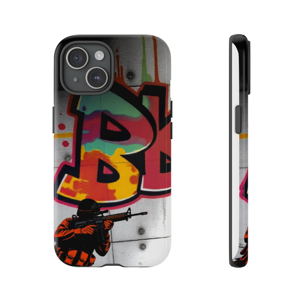 Graffiti Soldier Phone Case | Urban Street Art iPhone Case