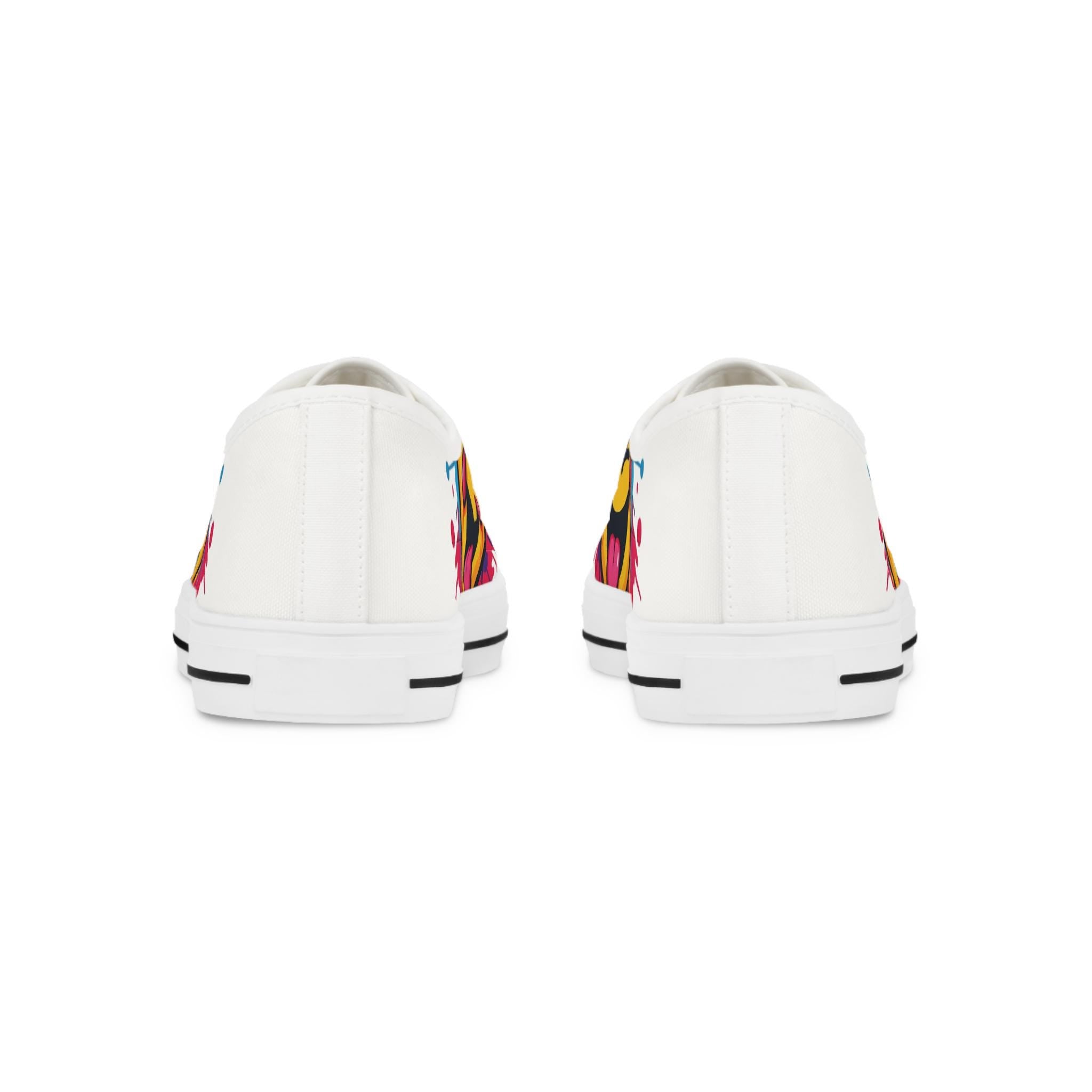 Emoji Tongue Smile Sneakers | Low Top Shoes