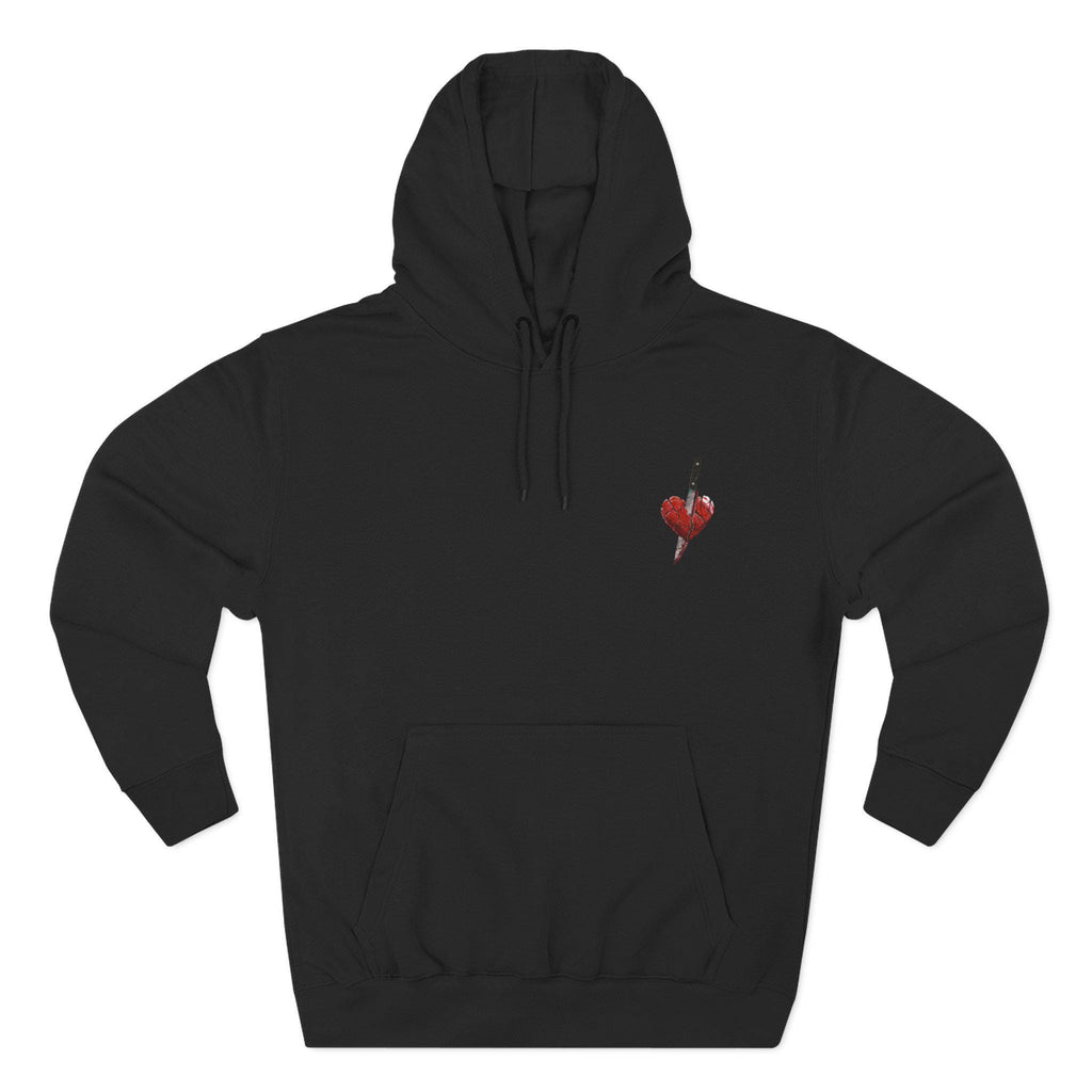 If You Love Her Chase Her Hoodie | Heart Portrait Back Print