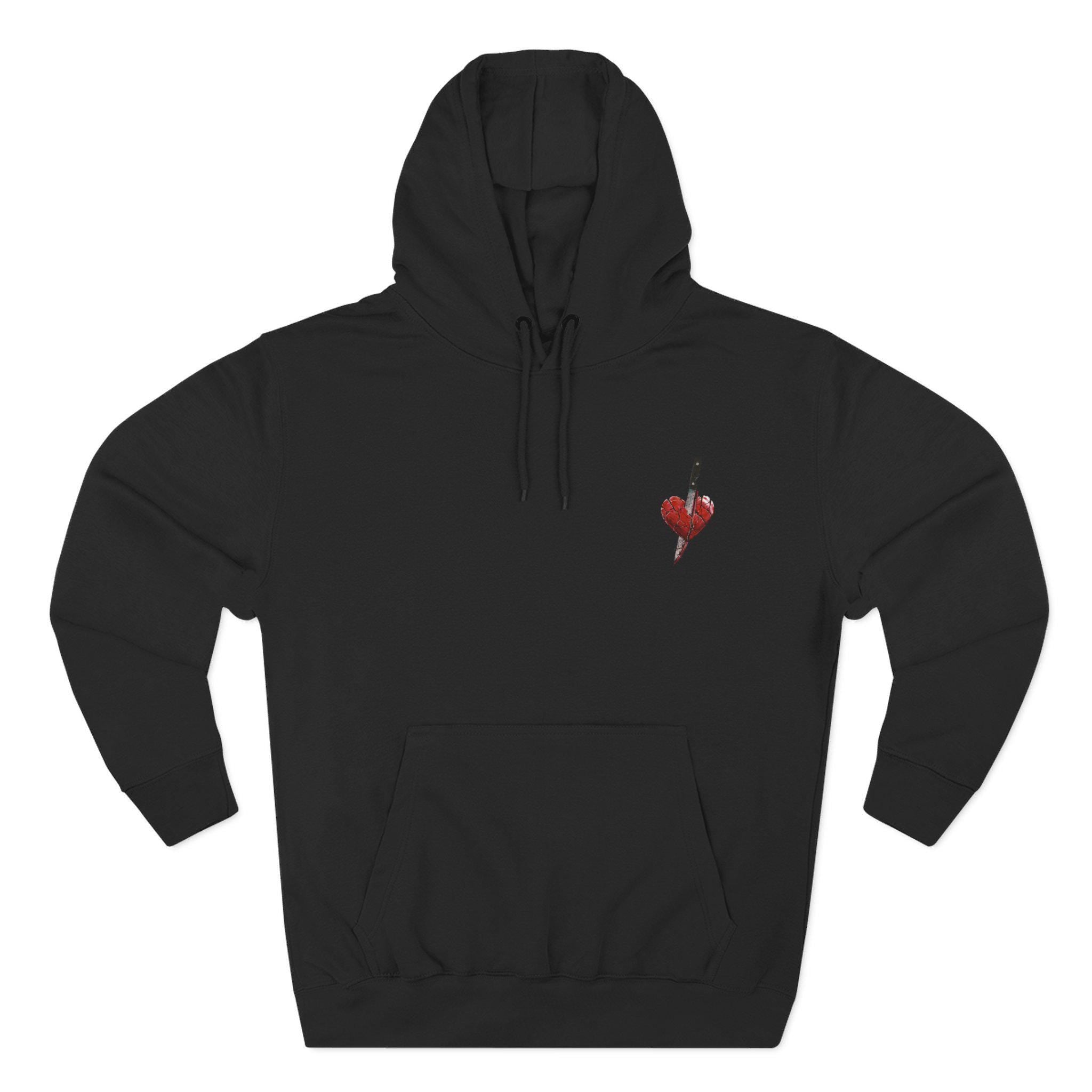If You Love Her Chase Her Hoodie | Heart Portrait Back Print