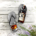 Whiskey Bottle and Glass flip flops | Alcohol Drink Sandals