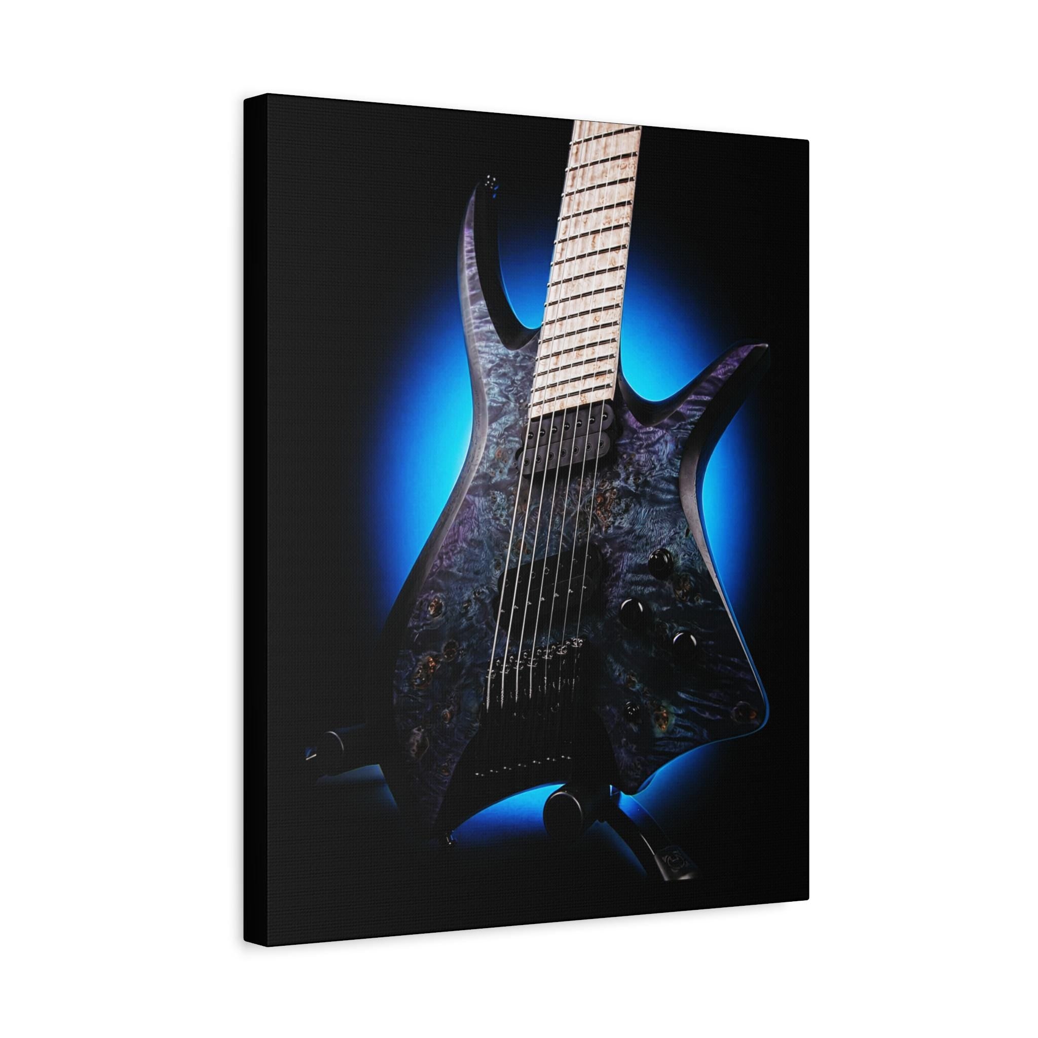 Electric Guitar Art Matte Canvas