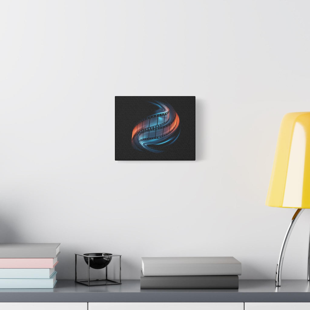 Retro Film Reel Artwork Canvas | Matte Stretched Wall Art