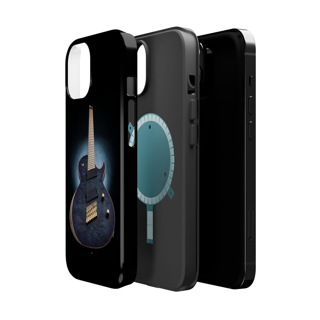 Les Paul Black Electric Guitar phone case | Magnetic Impact-Resistant Case