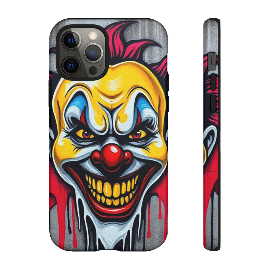 Creepy Grinning Clown Phone Case | Tough Case