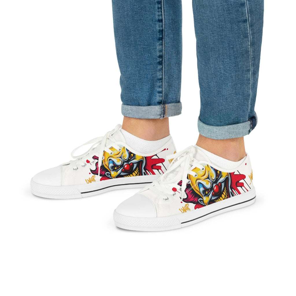 Evil Circus Clown Sneakers | Low Top Sneakers