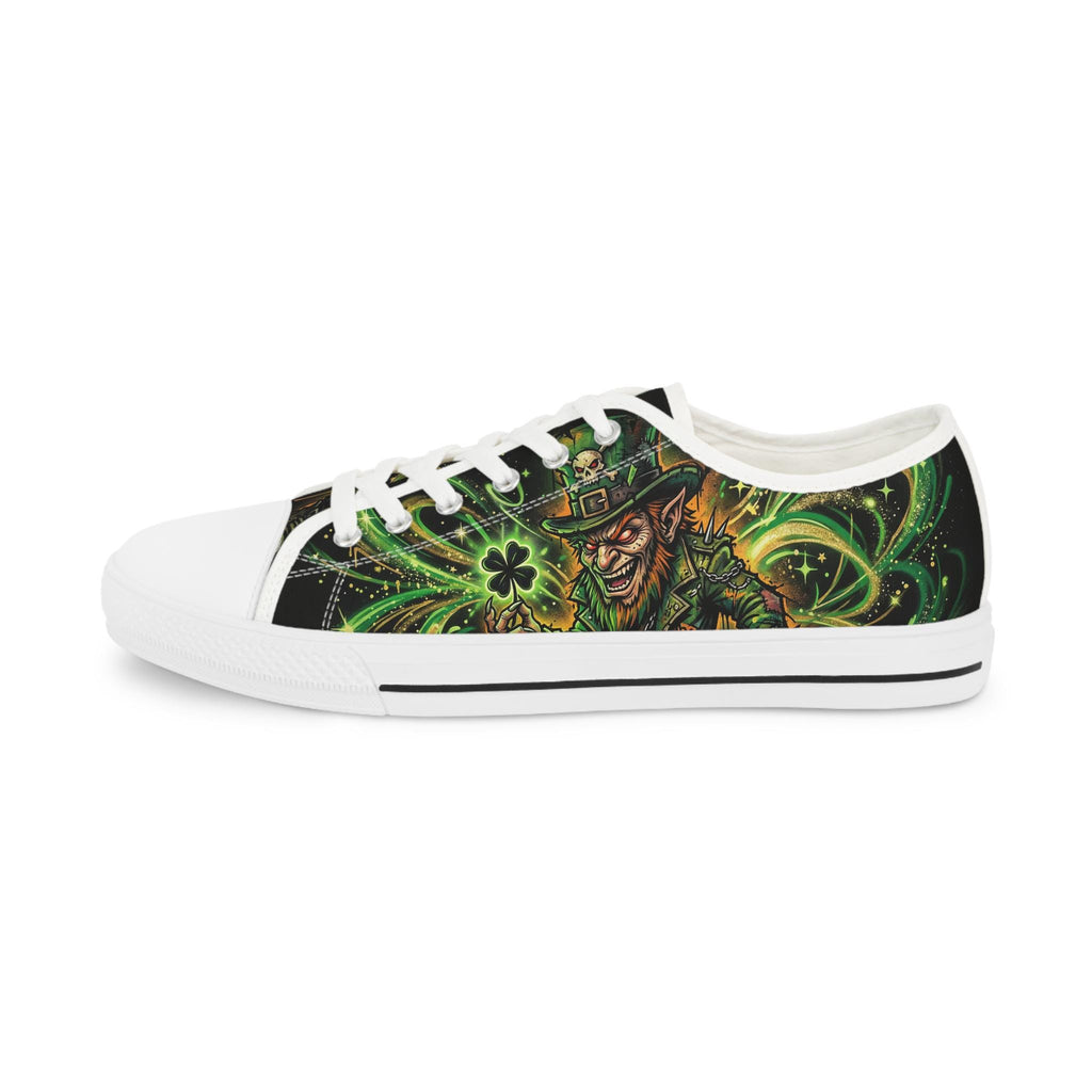 Leprechaun and Shamrock Sneakers | Low Top Shoes