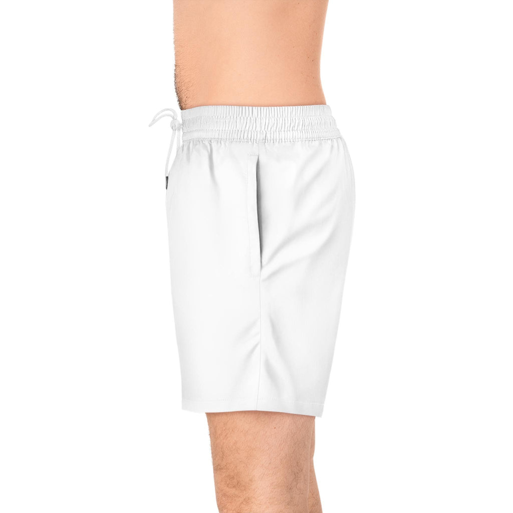 Neon Skull Splash Swim Shorts | Men's Mid-Length Trunks