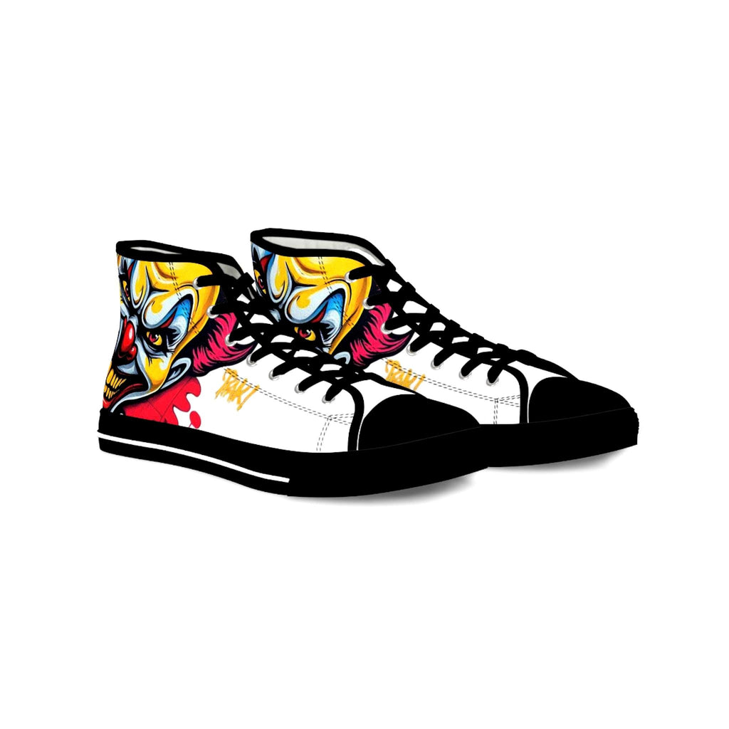 Evil Circus Clown Men's High Top Sneakers
