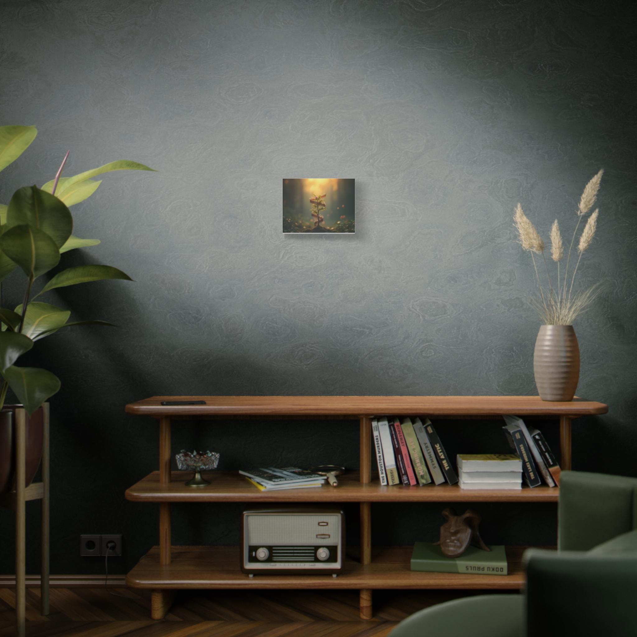 Film Reel Spiral Seedling Canvas