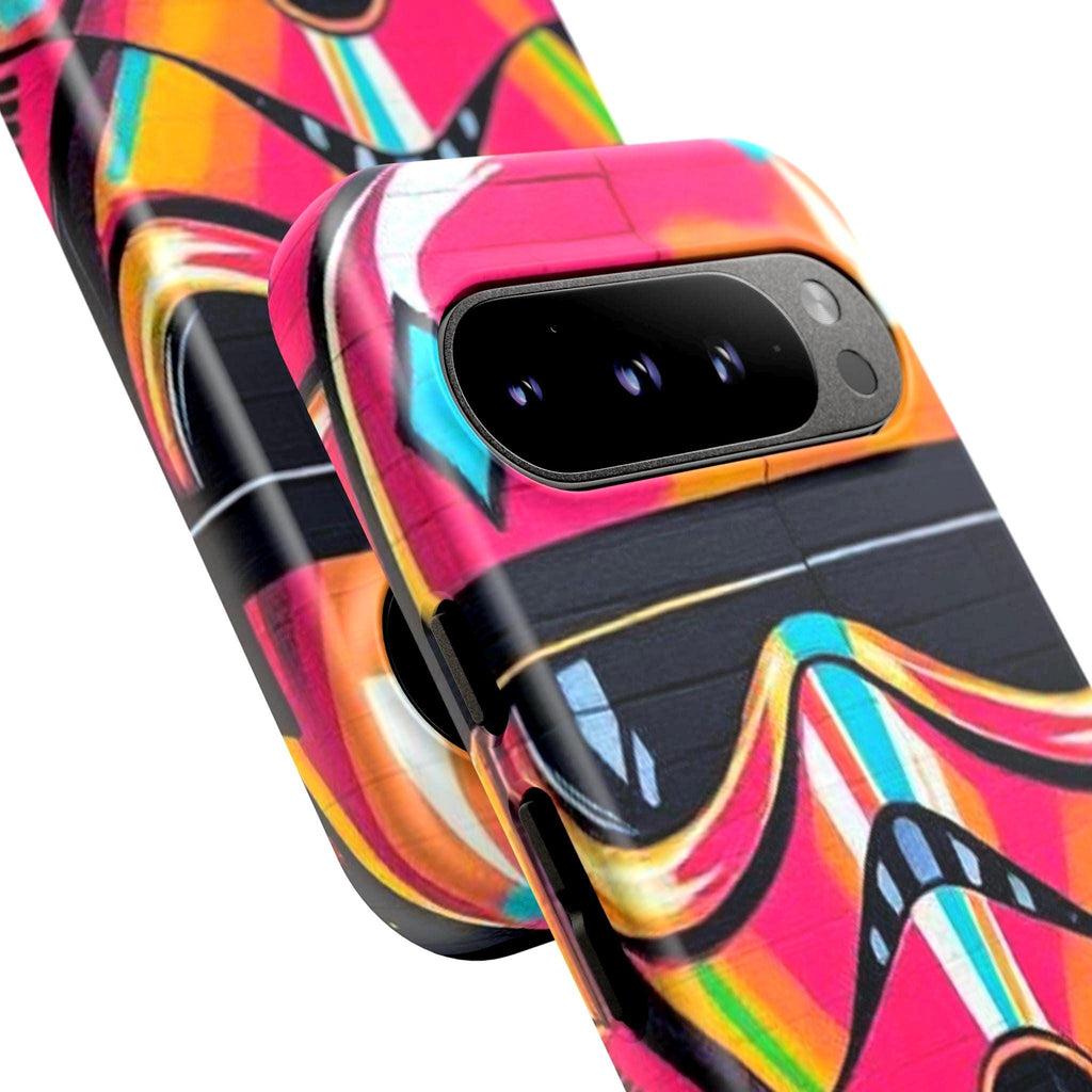 Graffiti Stormtrooper Phone Case | Dual-Layer Protective Cover (Glossy/Matte)