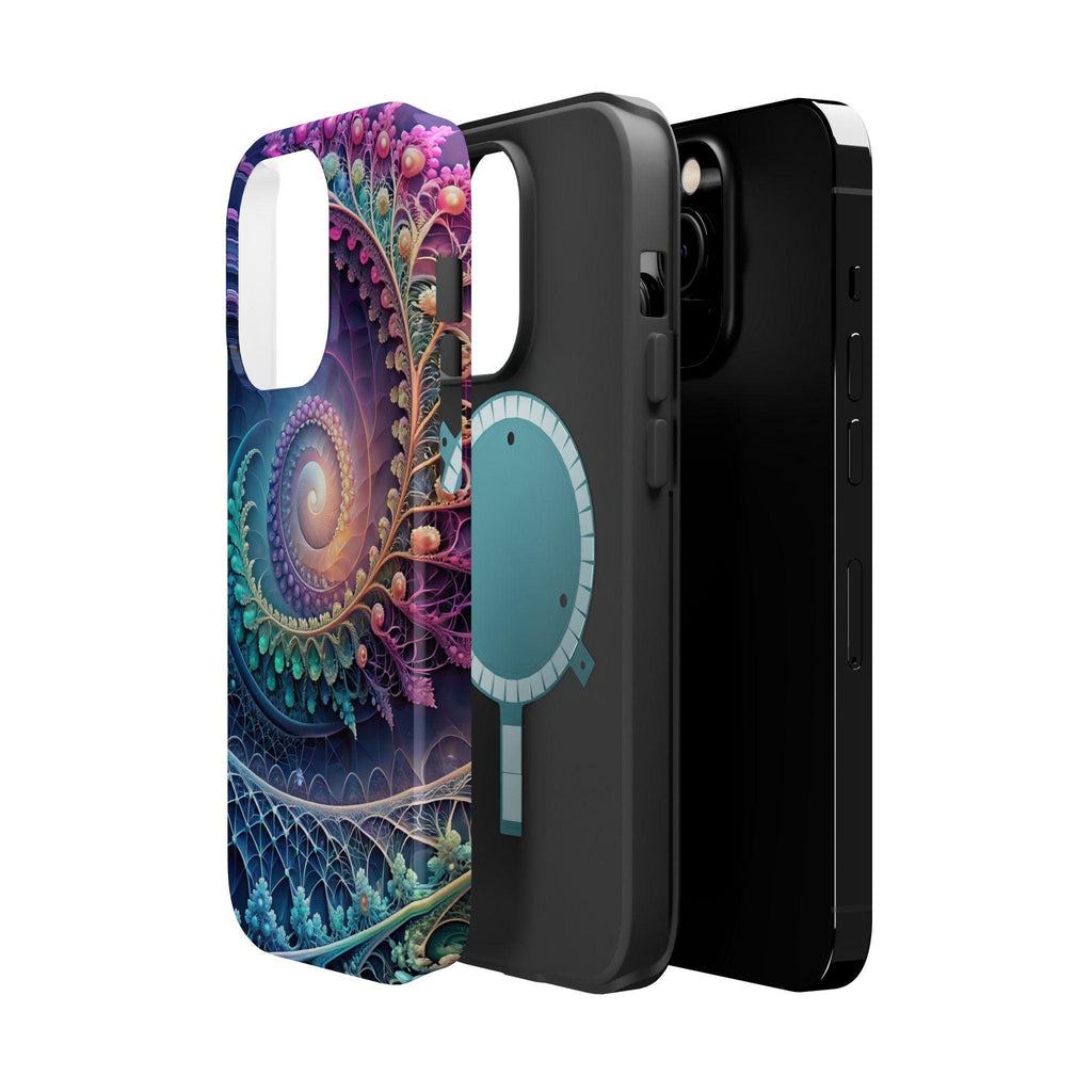 Colorful Fractal Spiral Phone Case | Magnetic Impact-Resistant Case