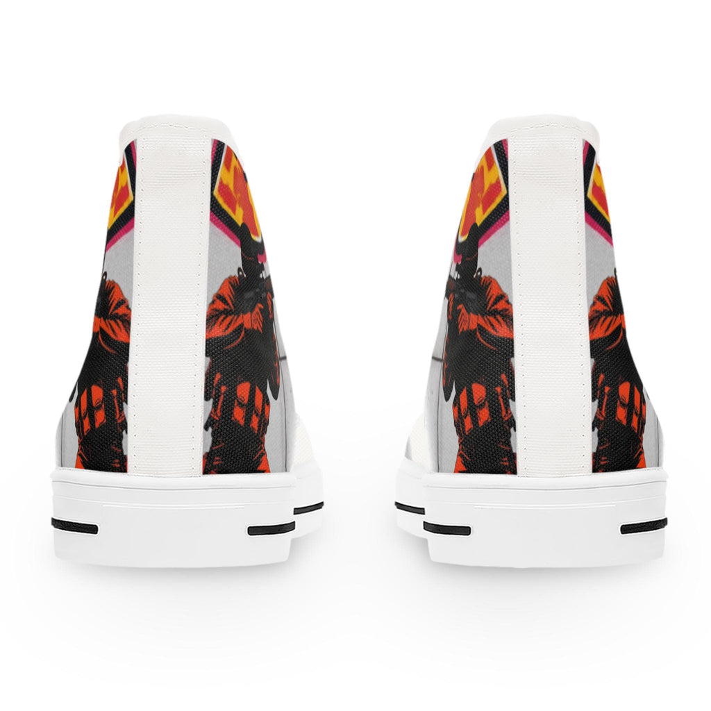 Graffiti Soldier High Top Sneakers | Women's Canvas Streetwear Shoes
