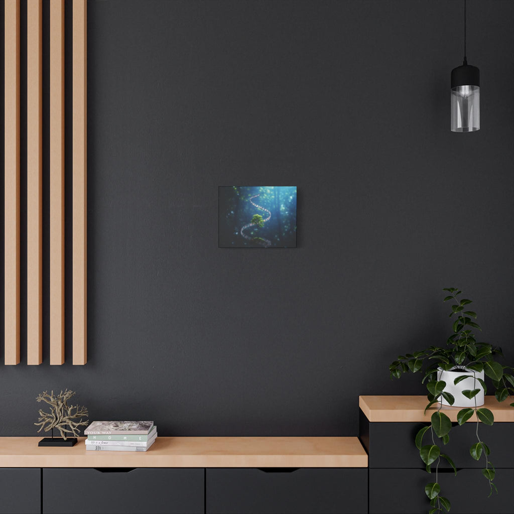 Spiral Filmstrip Tree Canvas