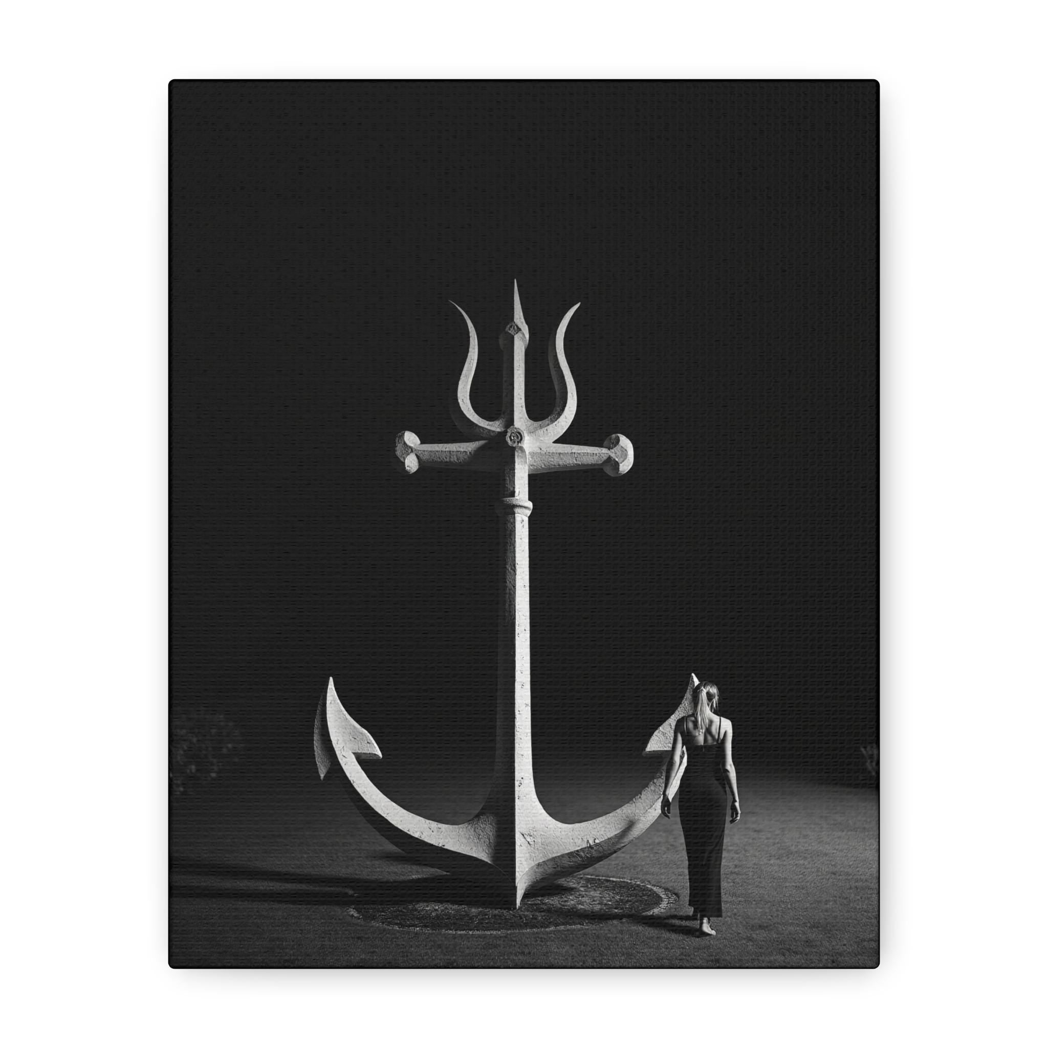Anchor Sculpture Canvas | Matte Stretched Wall Art