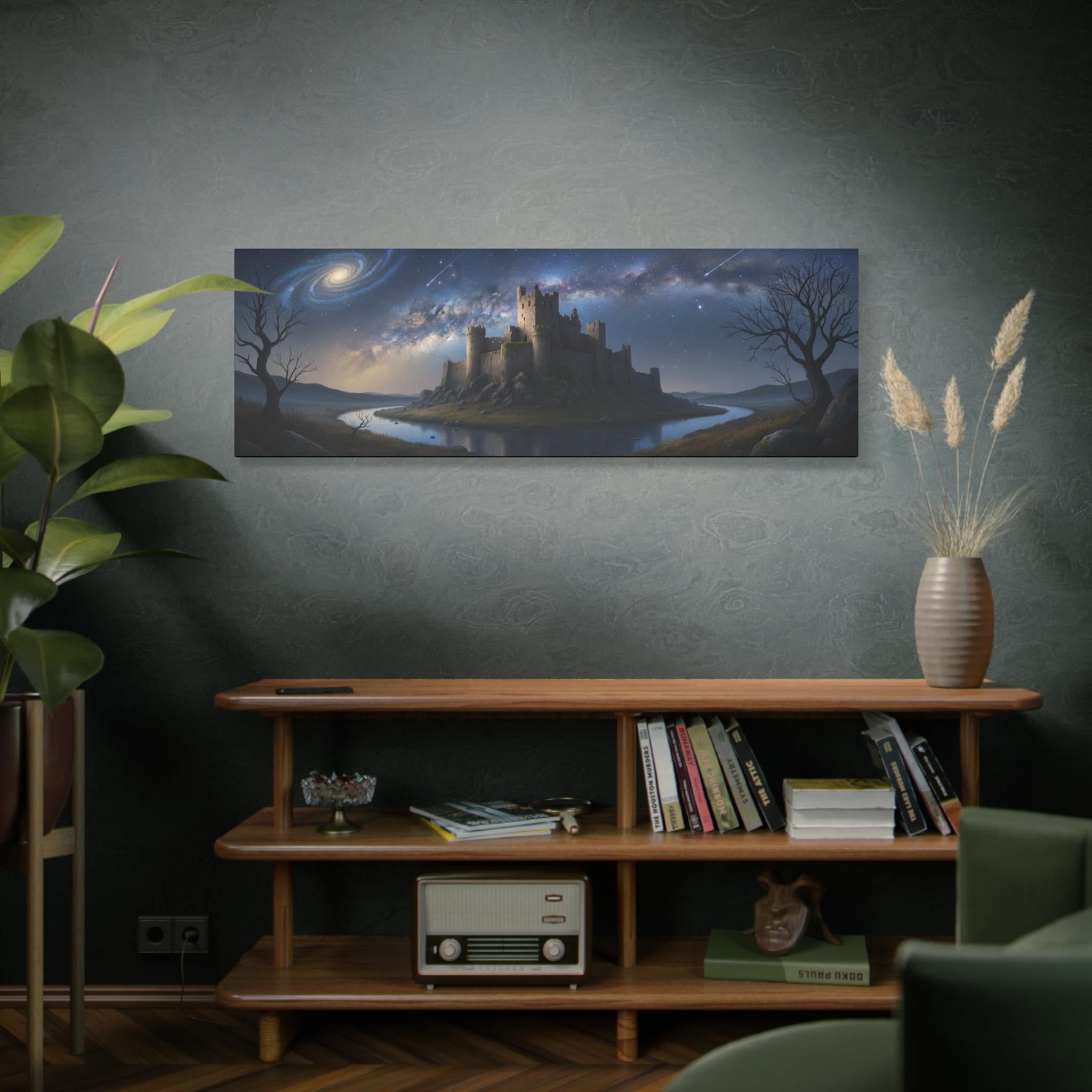 Moonlit Castle Matte Canvas | Stretched Wall Art