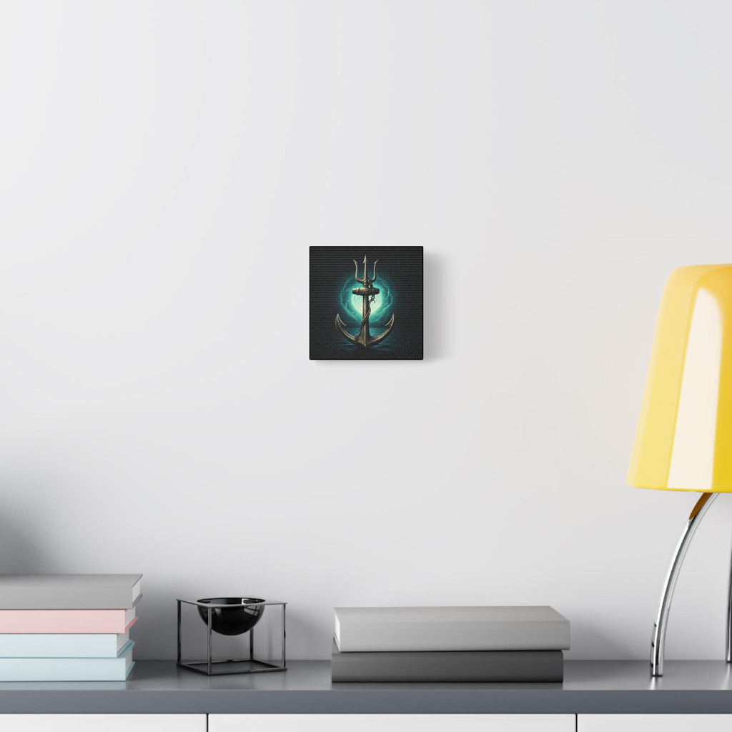 Anchor Trident Canvas | Matte Stretched Wall Art