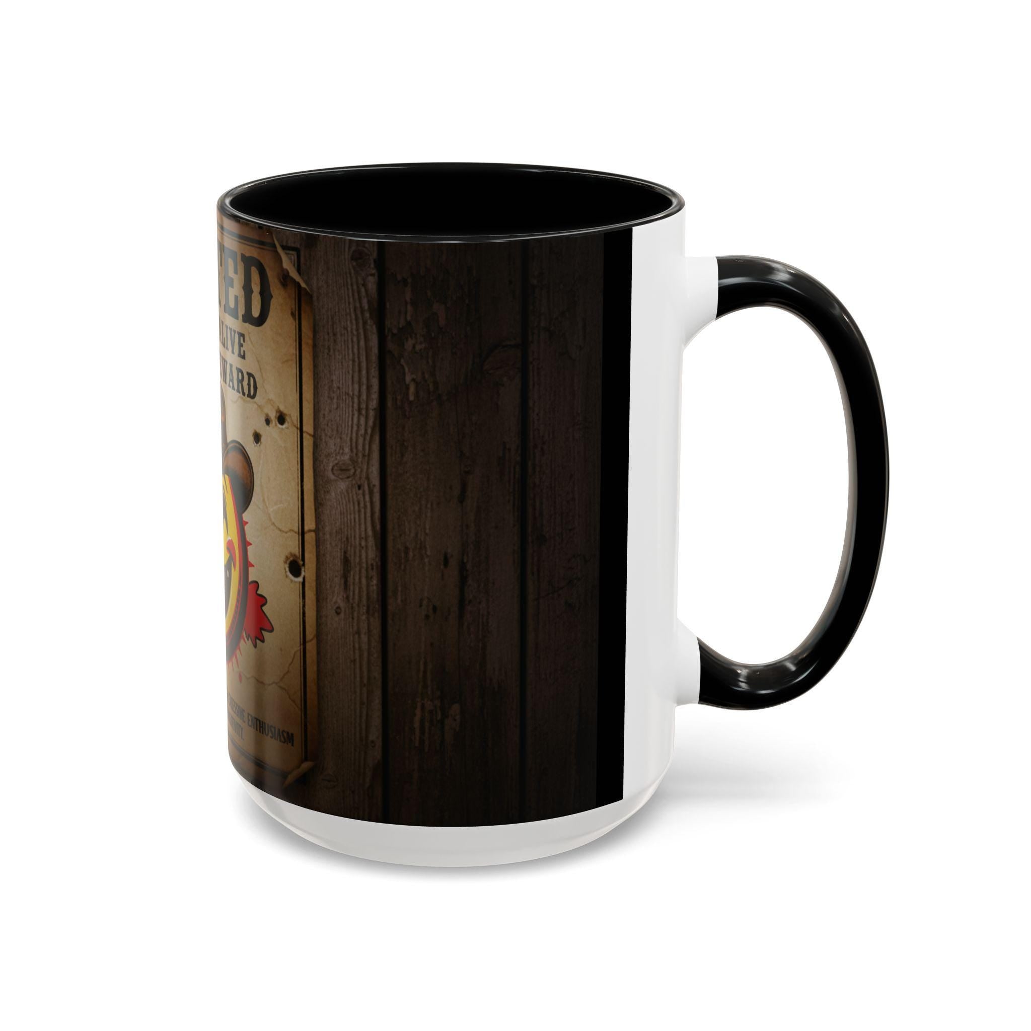 Wanted Smiley Cowboy Poster Accent Coffee Mug | 11oz or 15oz