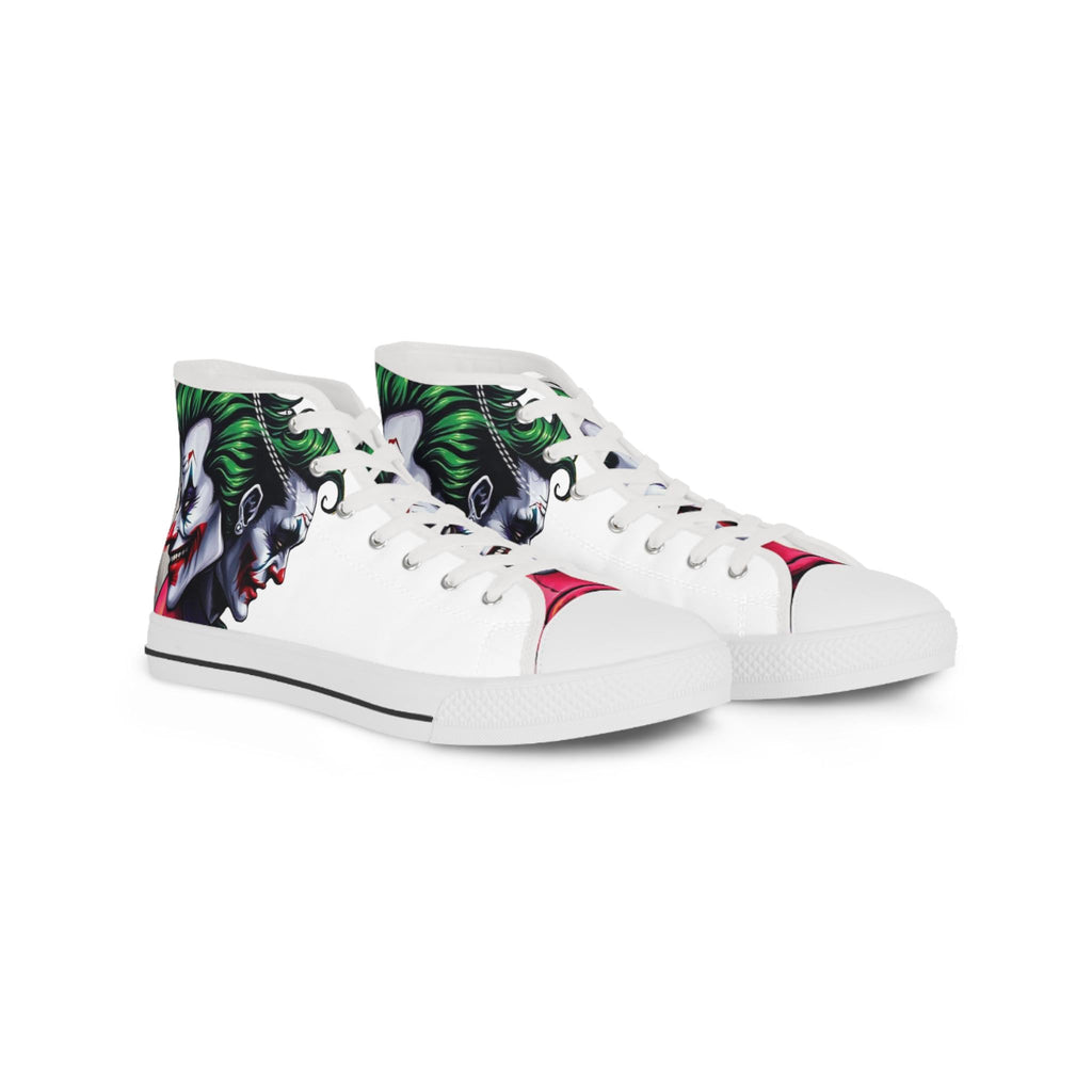 Joker Clown Face High Top Sneakers | Comic Clown Artwork, Streetwear
