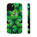 Four Leaf Clover Pattern Phone Case | Magnetic Impact-Resistant Case