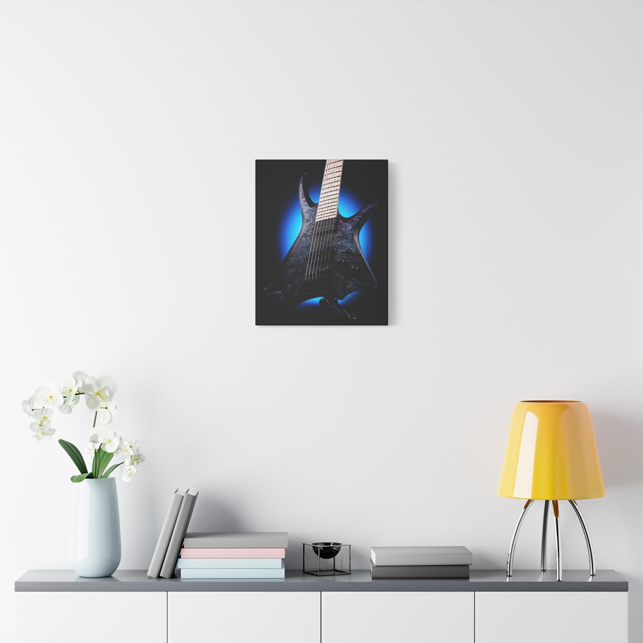 Electric Guitar Art Matte Canvas