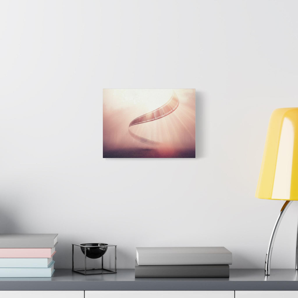 Film Reel Spiral Matte Canvas