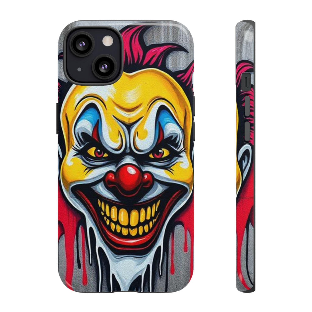 Creepy Grinning Clown Phone Case | Tough Case