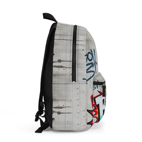 Bmore Graffiti Backpack | Urban Street Art Brick Wall Print