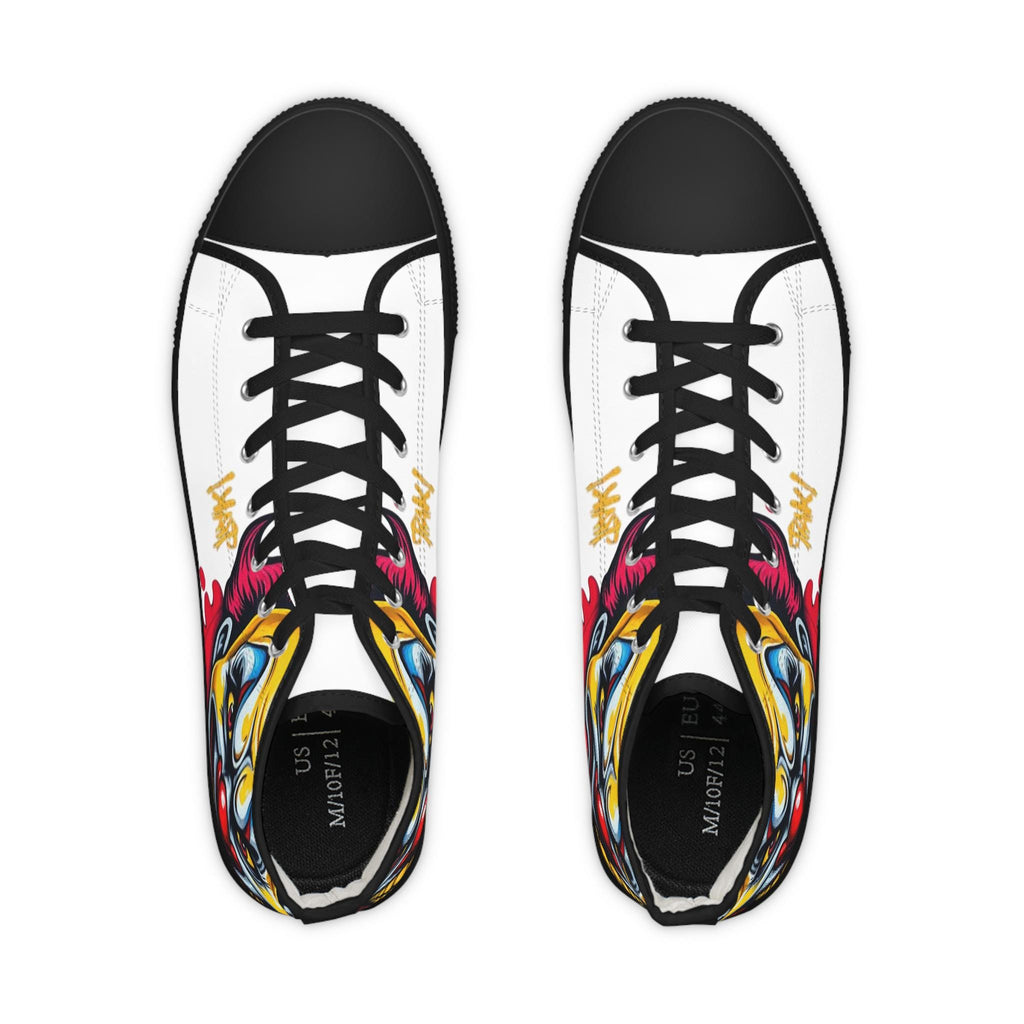 Evil Circus Clown Men's High Top Sneakers