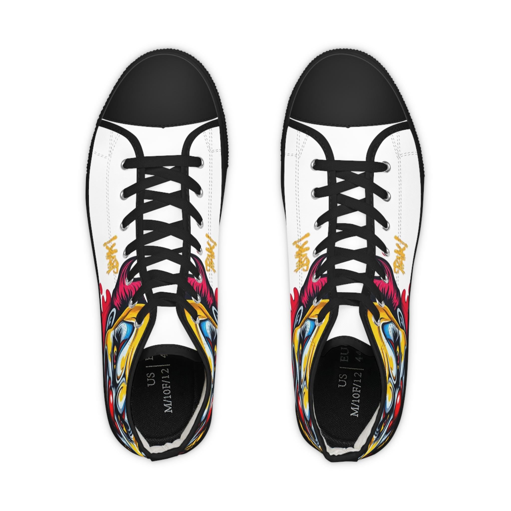Evil Circus Clown Men's High Top Sneakers