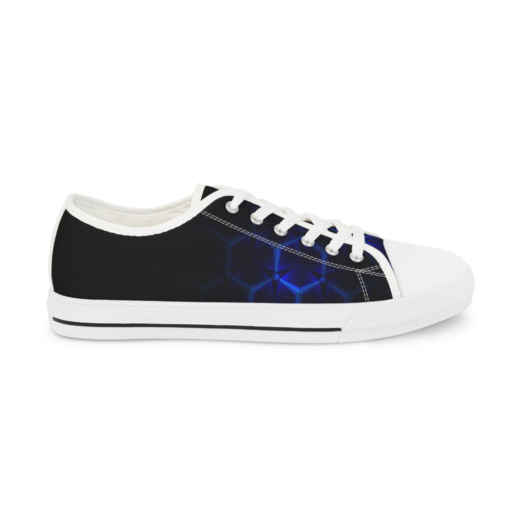 Blue Hexagon Circuit Sneakers | Low Top Sneakers