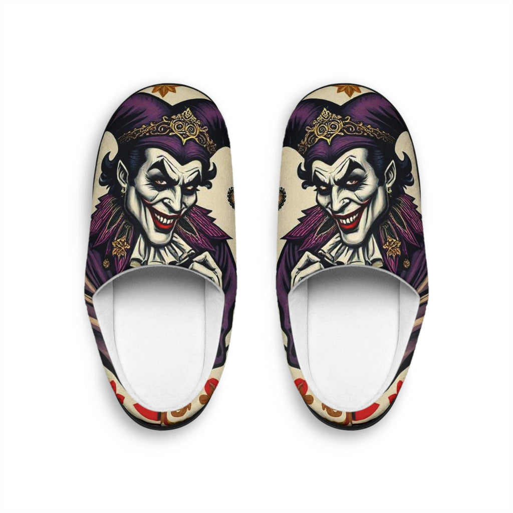 Laughing Joker Skull Slippers | Men's Indoor Slippers
